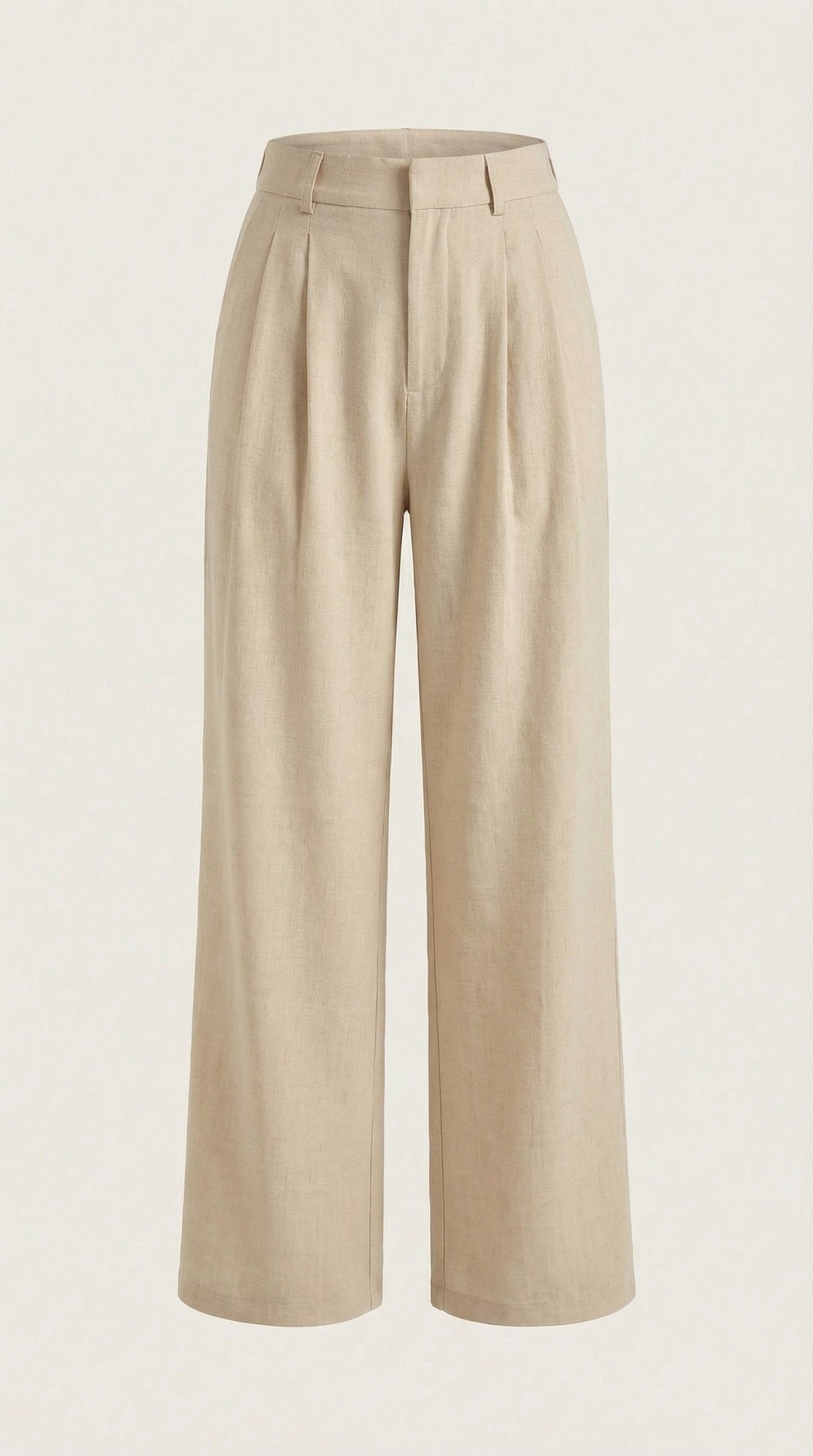 María Esther™ | Pantalones Plisados de Cintura Alta Courtney