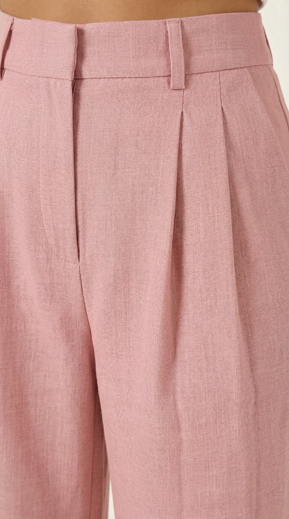 María Esther™ | Pantalones Plisados de Cintura Alta Courtney