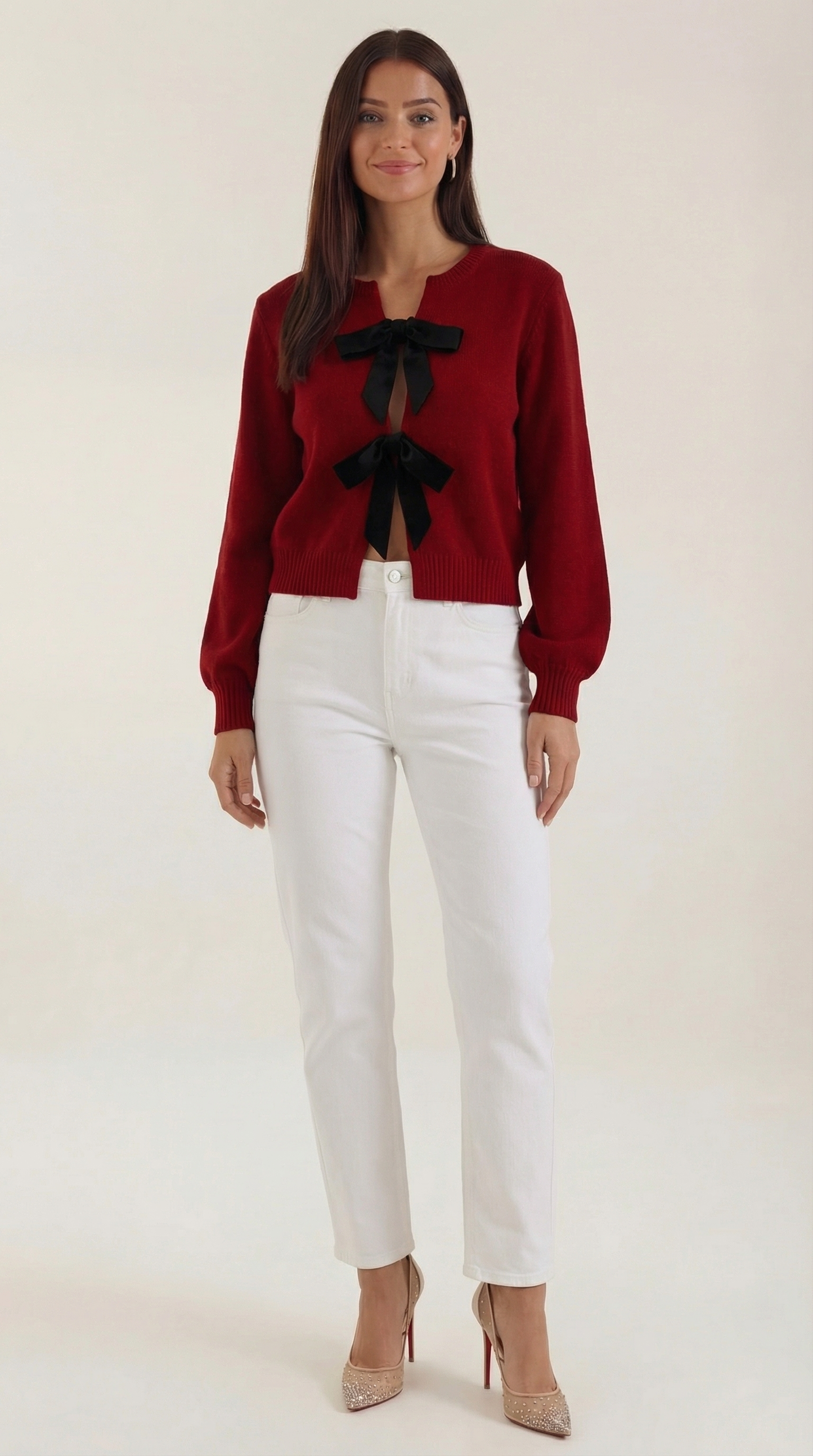 Odalys Judit™ | Suéter de Punto con Detalle de Lazo