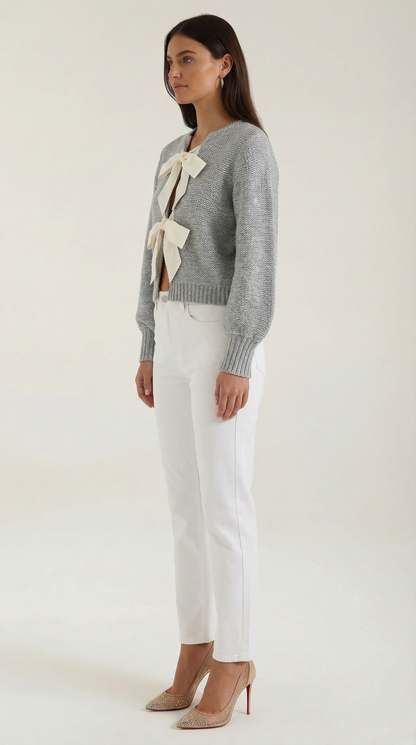 Odalys Judit™ | Suéter de Punto con Detalle de Lazo