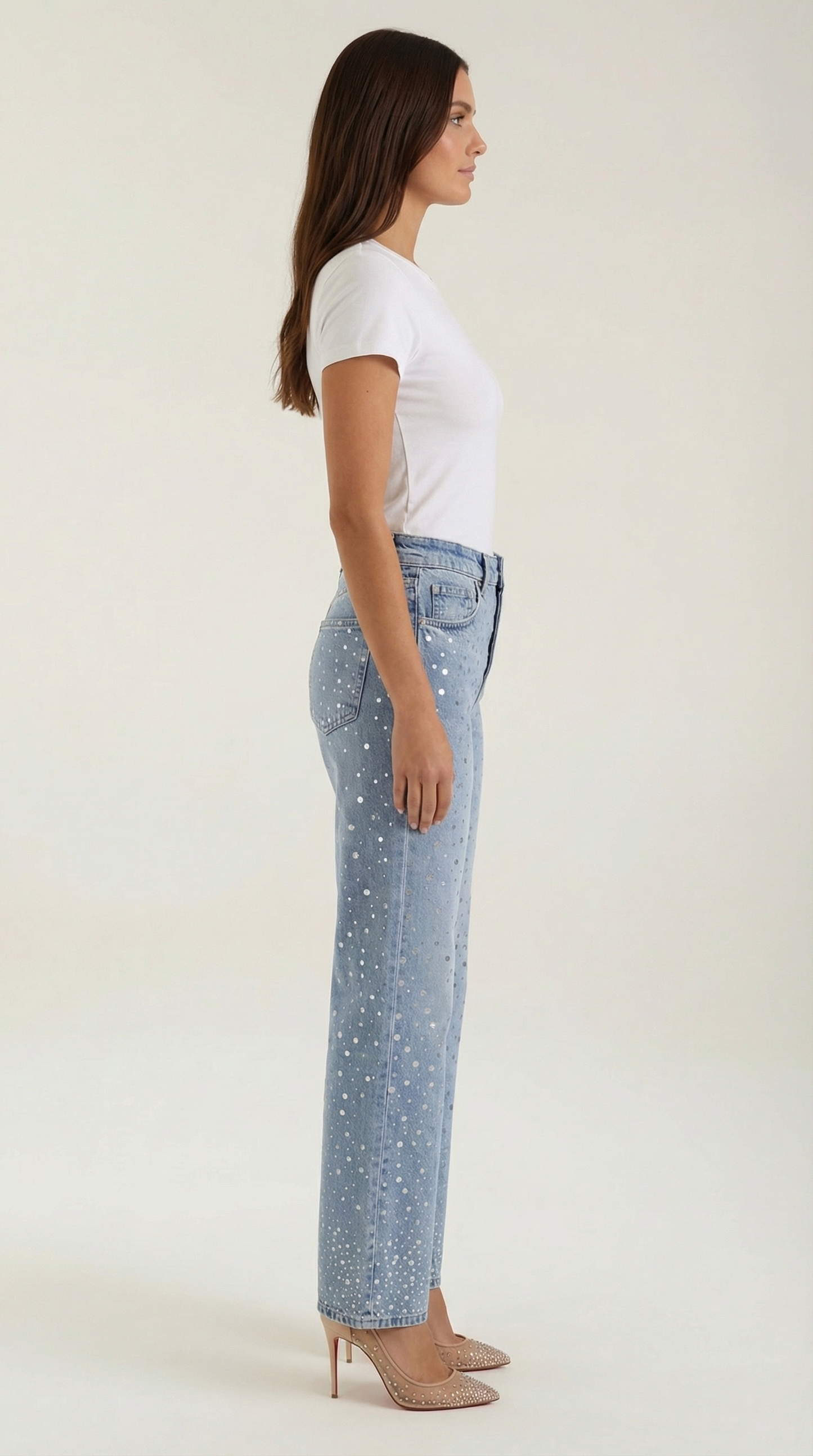 María Evelia™ | Jeans holgados Sparkling Dawn