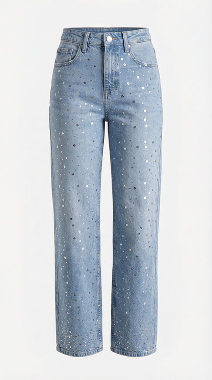 María Evelia™ | Jeans holgados Sparkling Dawn