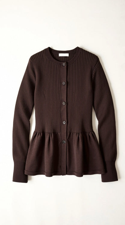 Jeanne™ | Cardigan con Volantes y Botones