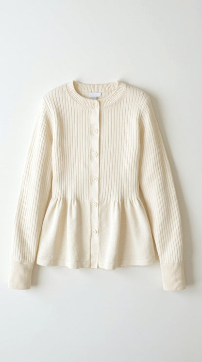 Jeanne™ | Cardigan con Volantes y Botones