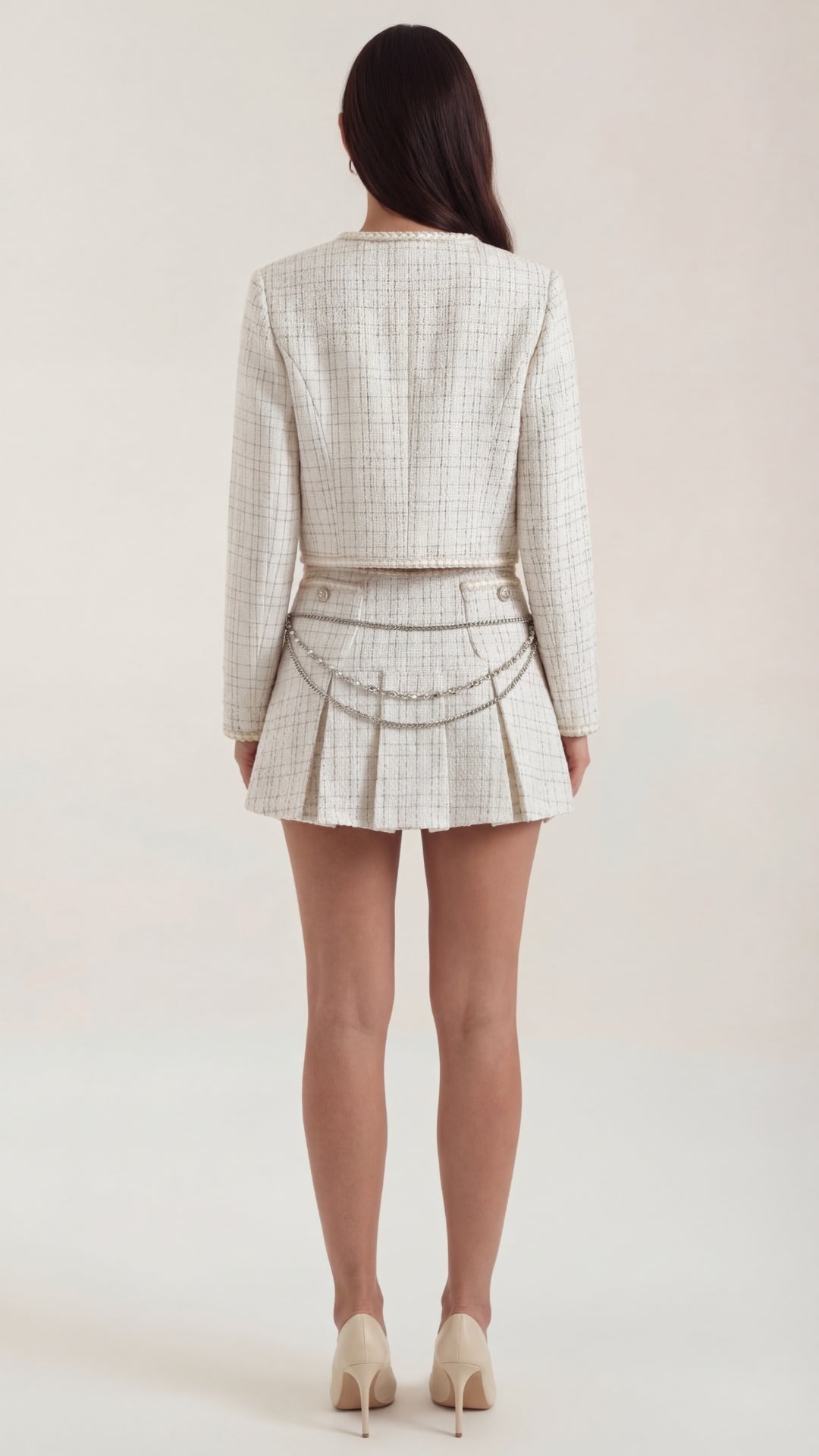 Ana Elena™ | Doris Conjunto de Falda de Tweed