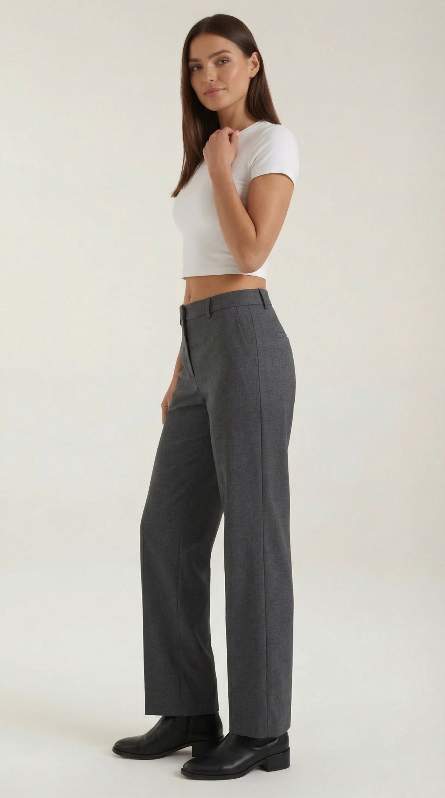 Antonella Aurelia™ | Plisado Recto - Pantalón