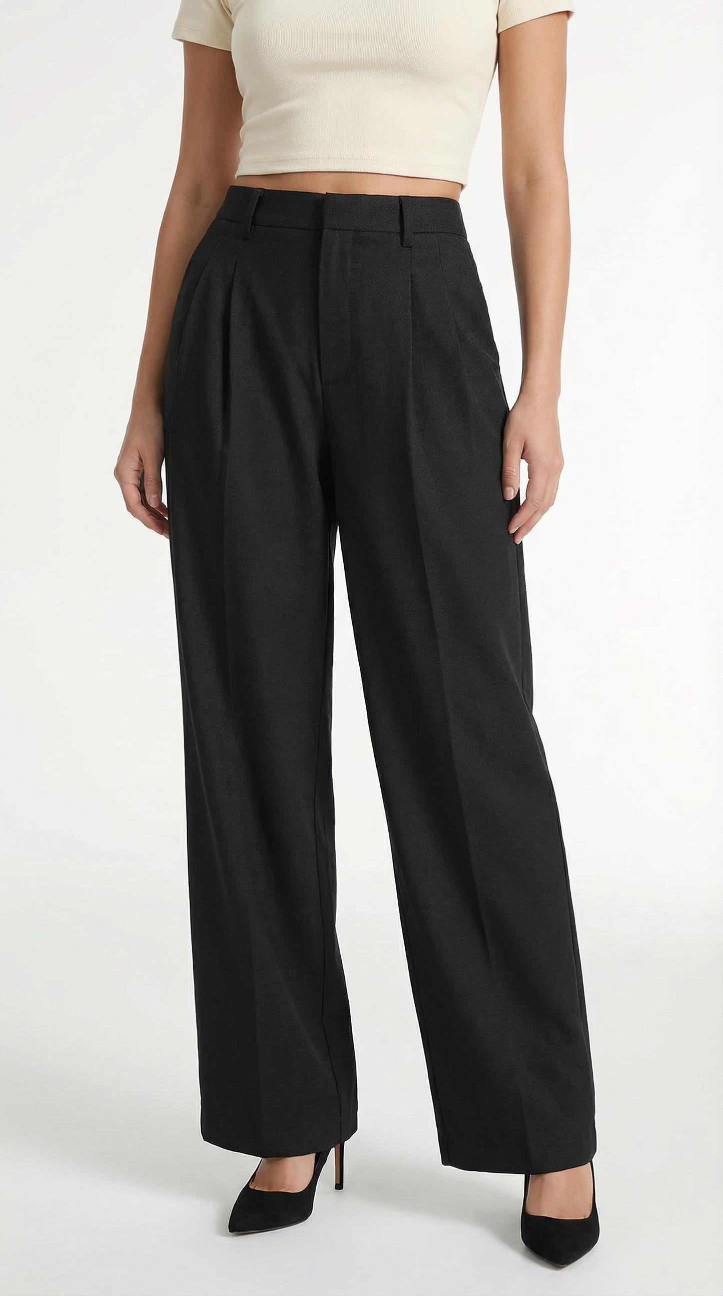 María Edelmira™ | Pantalon Plisado Recto Dorothy