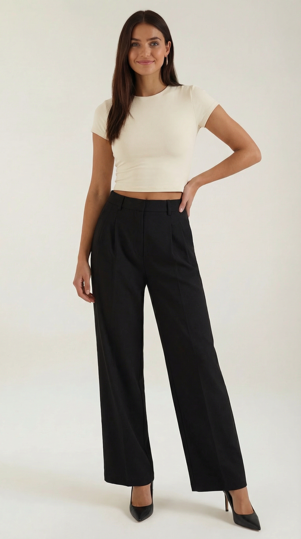 María Edelmira™ | Pantalon Plisado Recto Dorothy