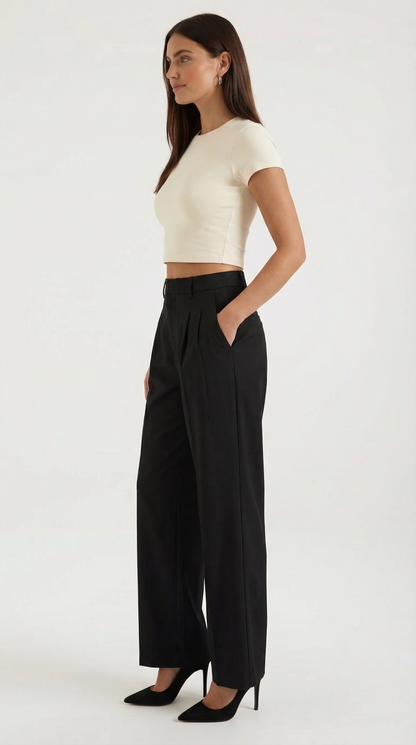 Antonella Aurelia™ | Plisado Recto - Pantalón