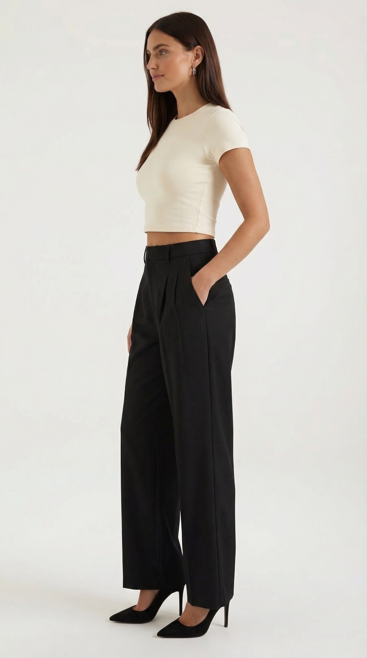 María Edelmira™ | Pantalon Plisado Recto Dorothy