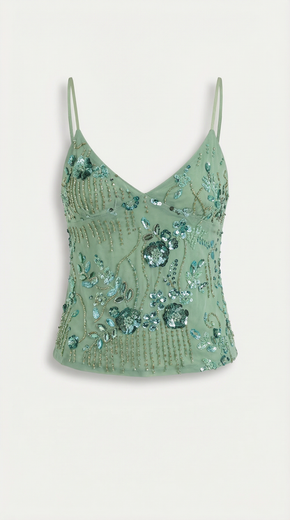 Ana Pilar™ | Camisón Dottie con Lentejuelas - Estilo Elegante