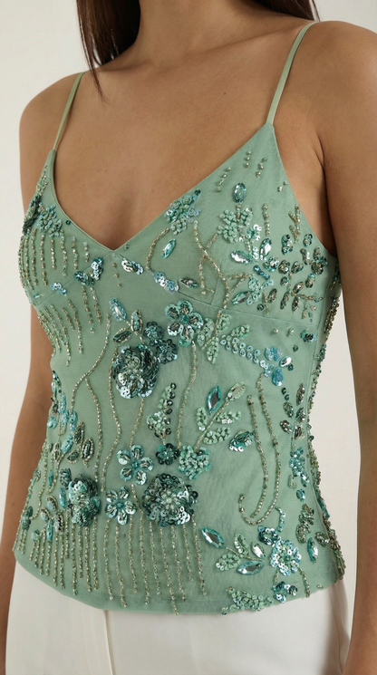 Ana Pilar™ | Camisón Dottie con Lentejuelas - Estilo Elegante