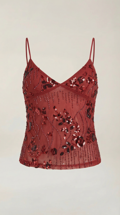Ana Pilar™ | Camisón Dottie con Lentejuelas - Estilo Elegante