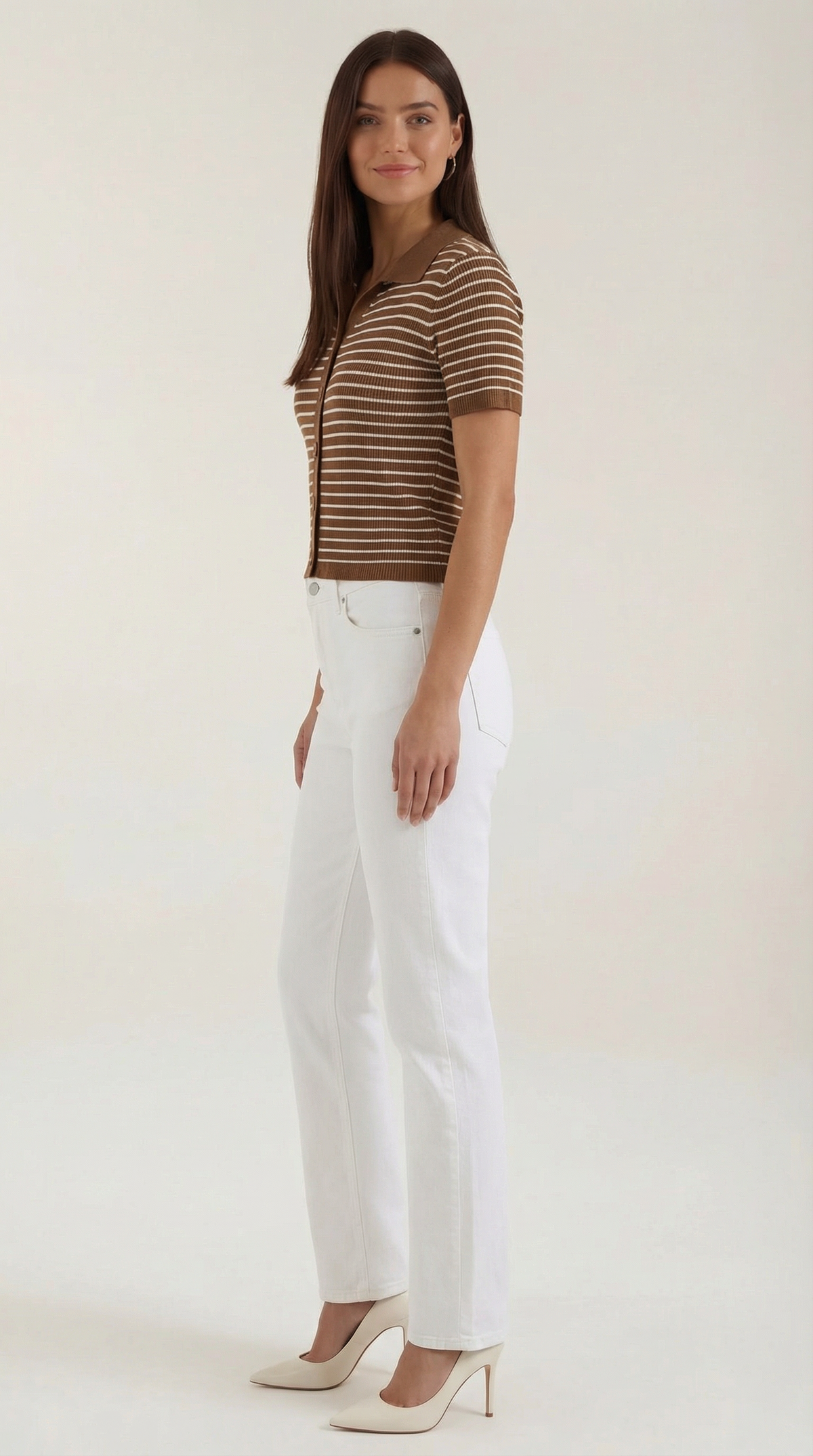 Julka Iluminada™ | Top Rayé Polo