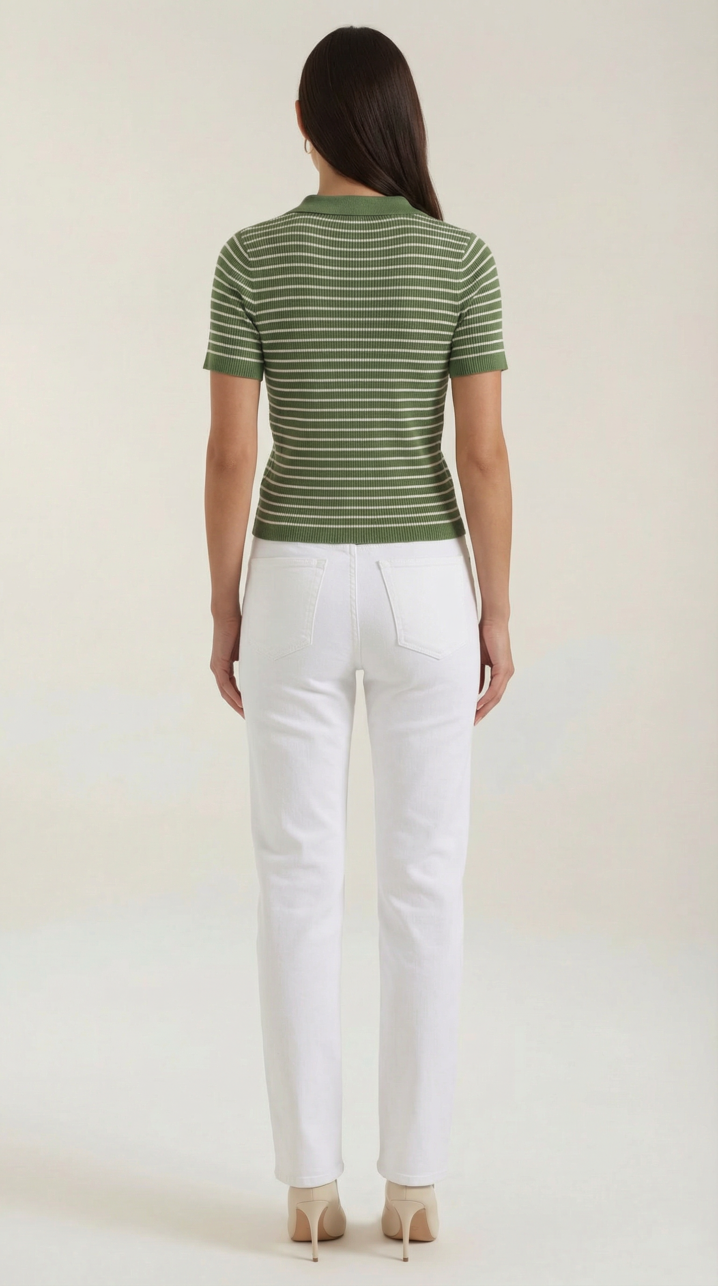 Julka Iluminada™ | Top Rayé Polo