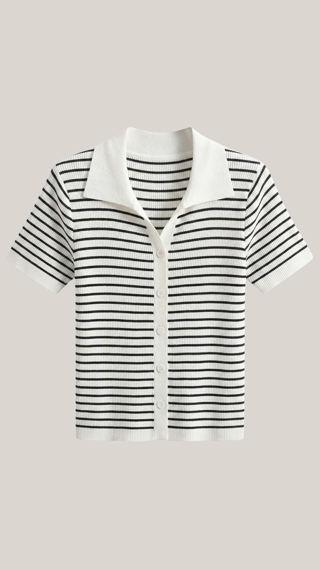 Julka Iluminada™ | Top Rayé Polo