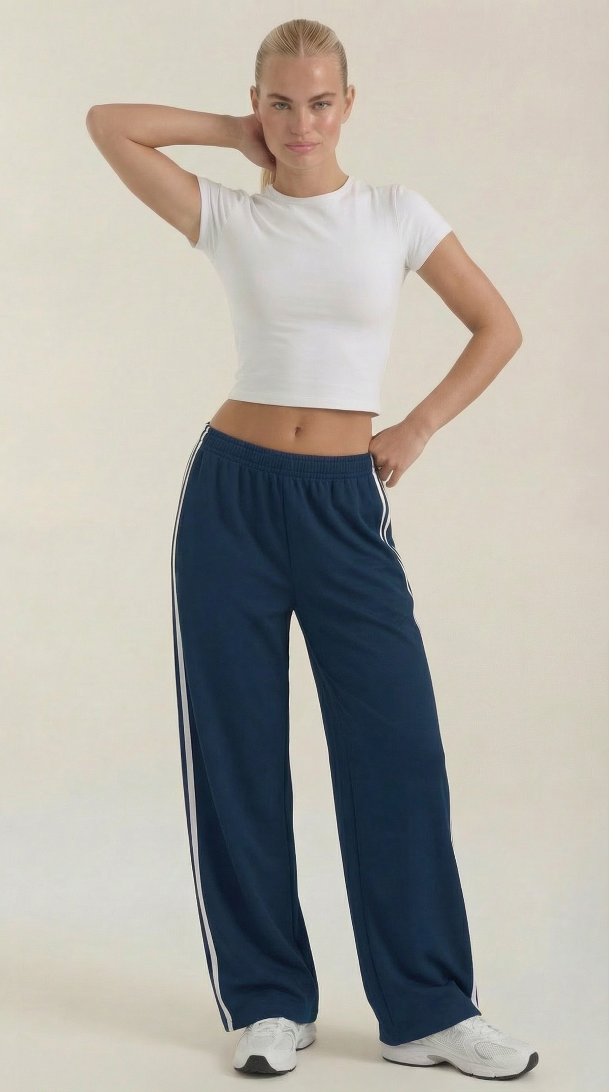 María Eudora™ | Eileen Weite Pantalones de Chándal