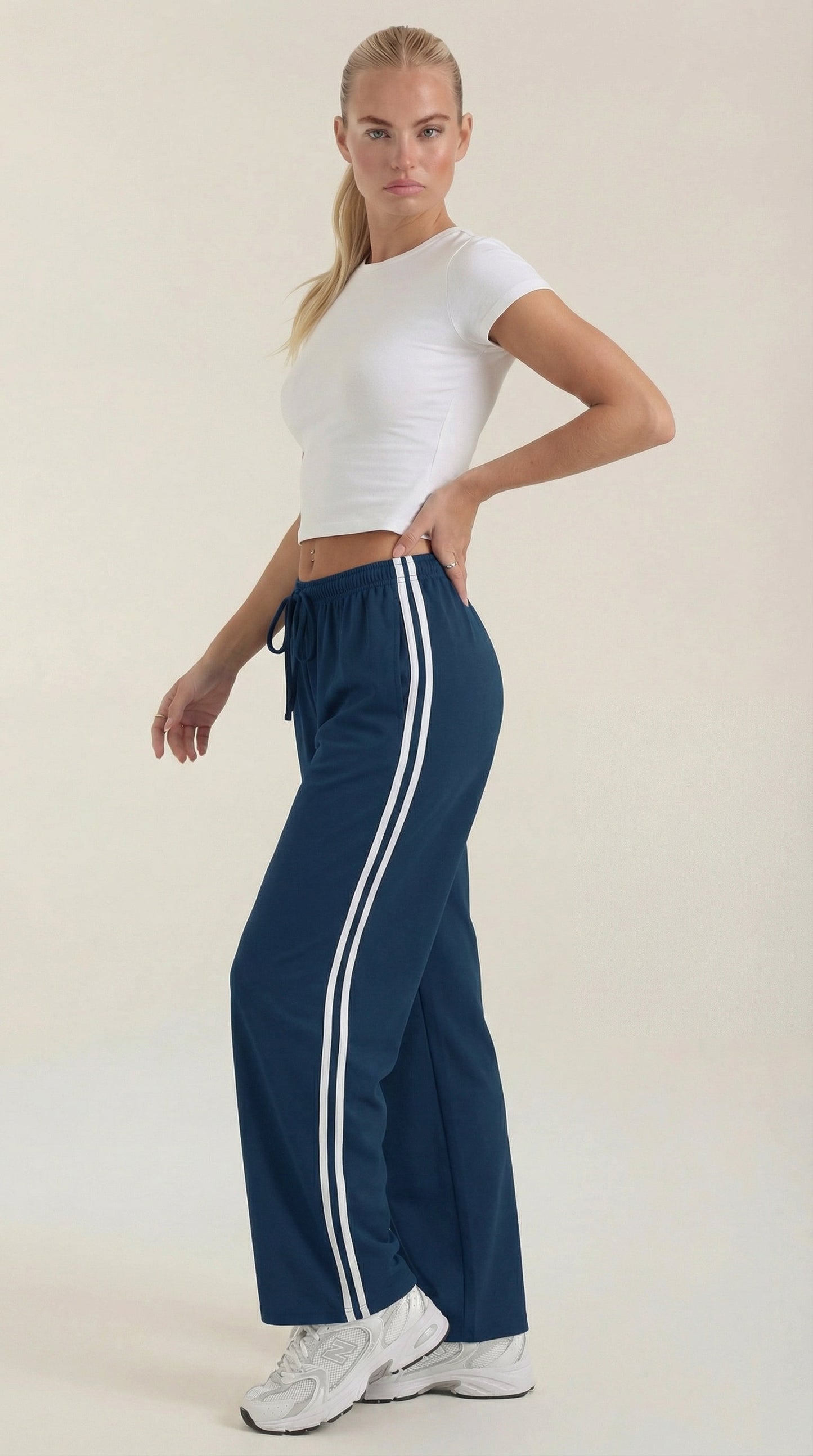 Rosa Amparo™ | Eileen Weite Pantalones de Chándal