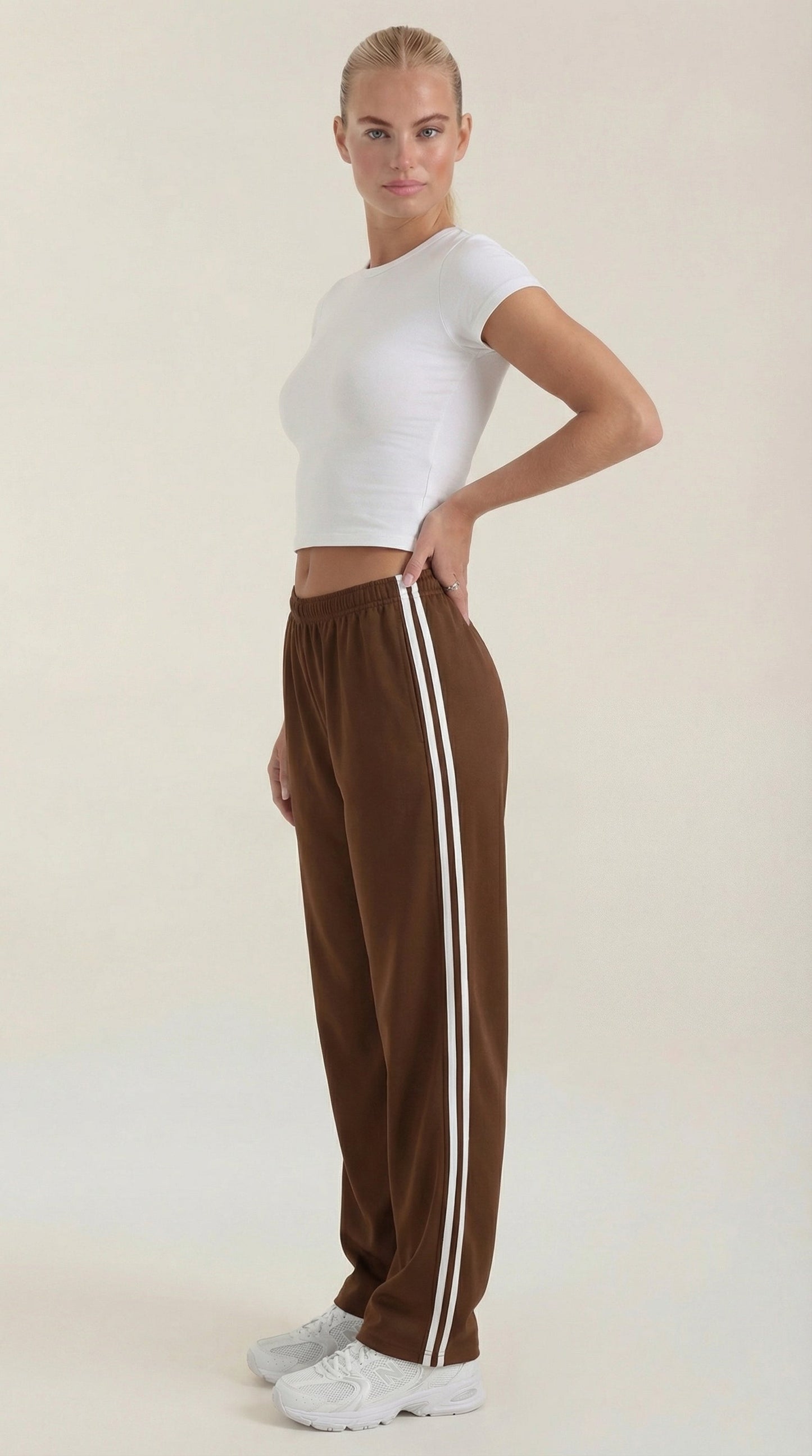 Rosa Amparo™ | Eileen Weite Pantalones de Chándal