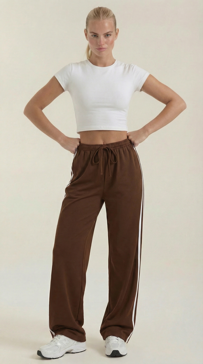 Rosa Amparo™ | Eileen Weite Pantalones de Chándal