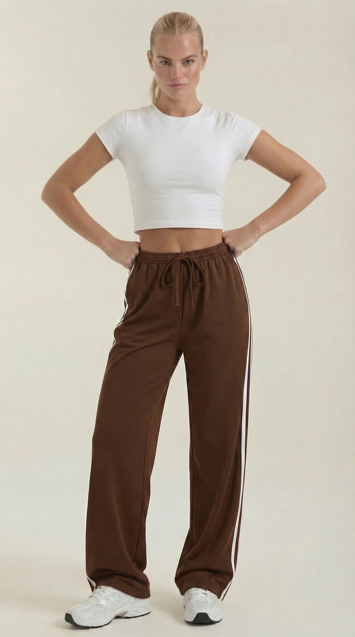 María Eudora™ | Eileen Weite Pantalones de Chándal