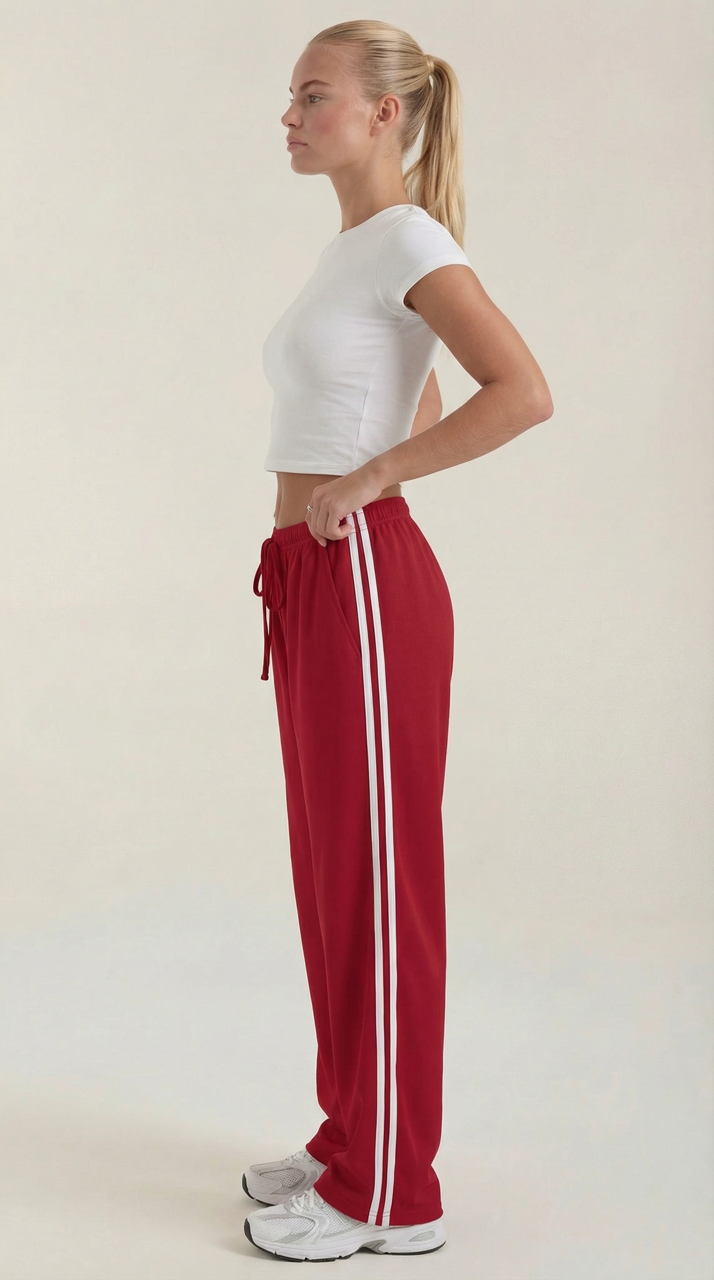 Rosa Amparo™ | Eileen Weite Pantalones de Chándal