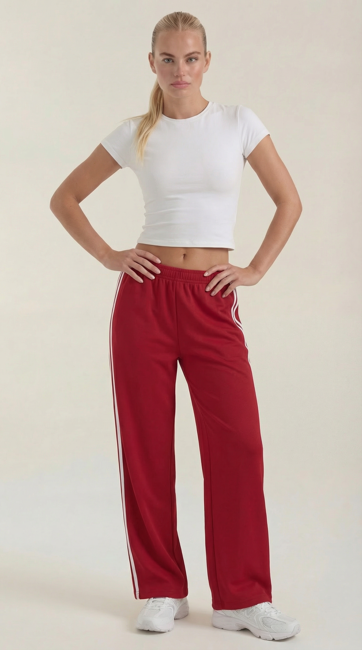 Rosa Amparo™ | Eileen Weite Pantalones de Chándal