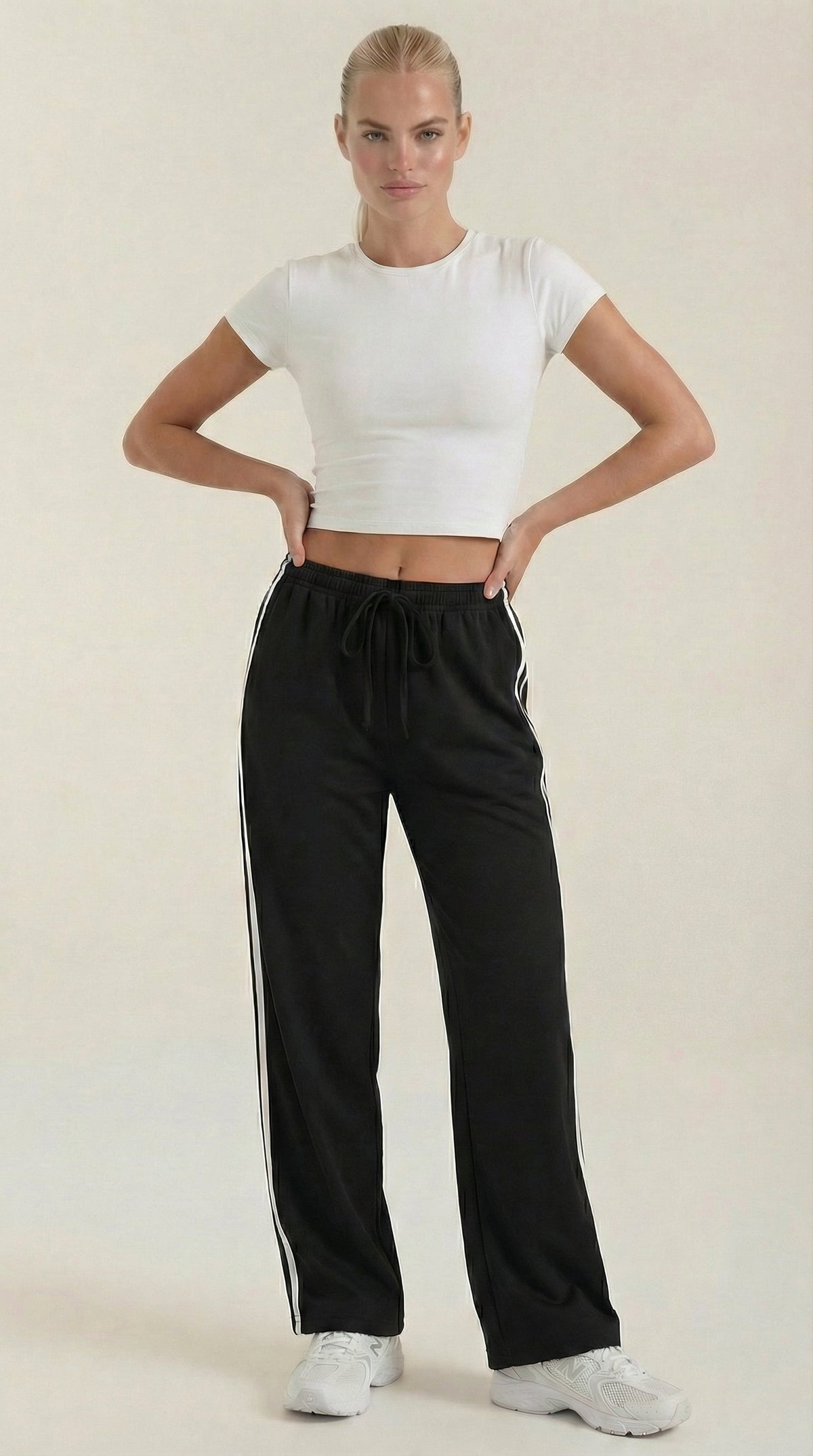 María Eudora™ | Eileen Weite Pantalones de Chándal