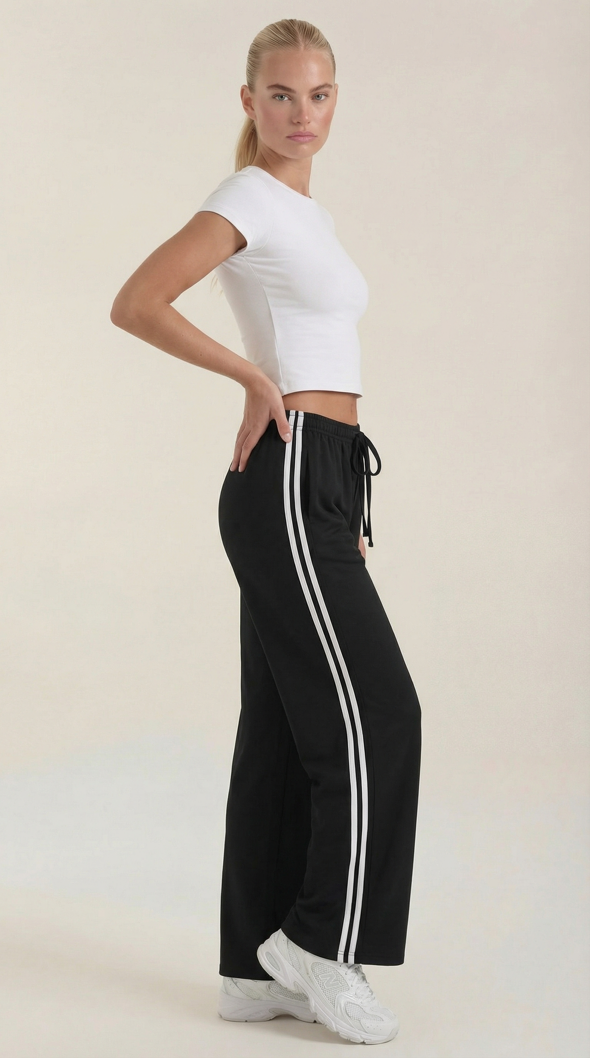 María Eudora™ | Eileen Weite Pantalones de Chándal