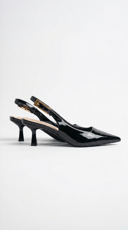 María Betania™ | Zapatos Slingback de Tacón Bajo Elizabeth