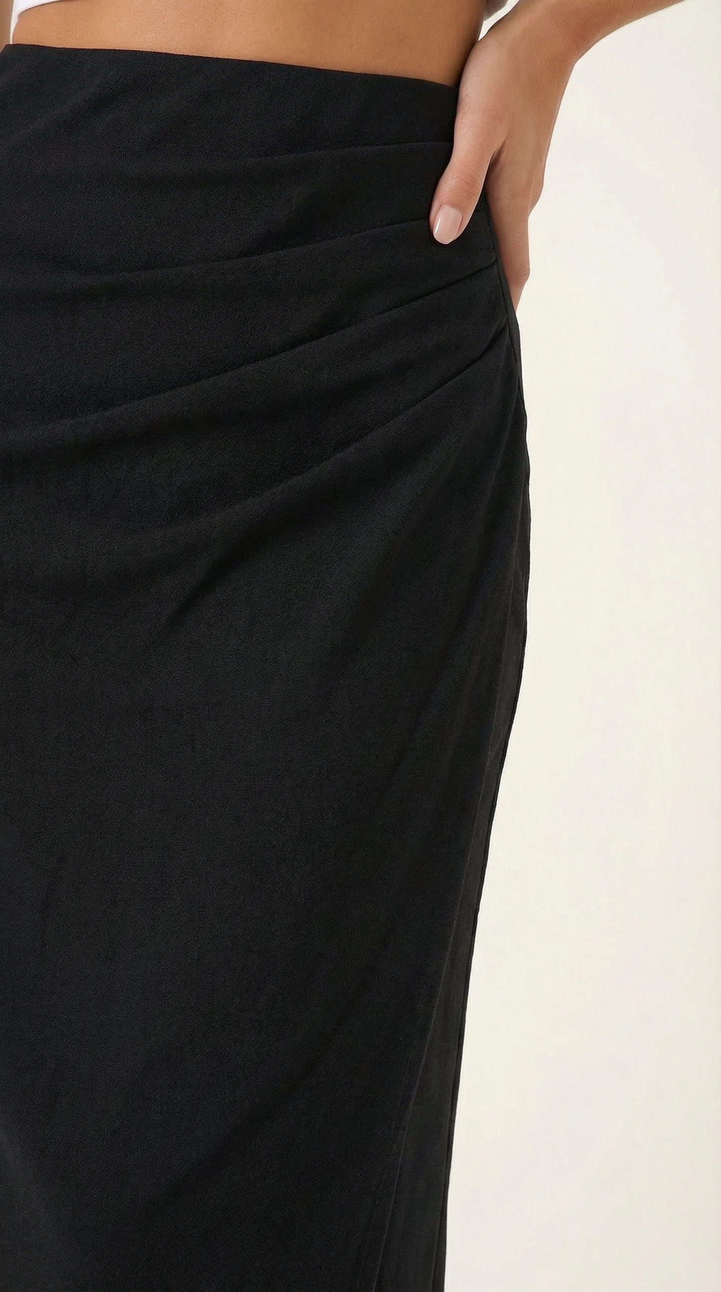 Oihane Manon™ | Falda Midi de Algodón con Estampado de Jirafas