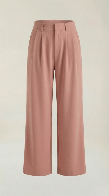 Rosa Leonor™ | Pantalón de pierna ancha Emma