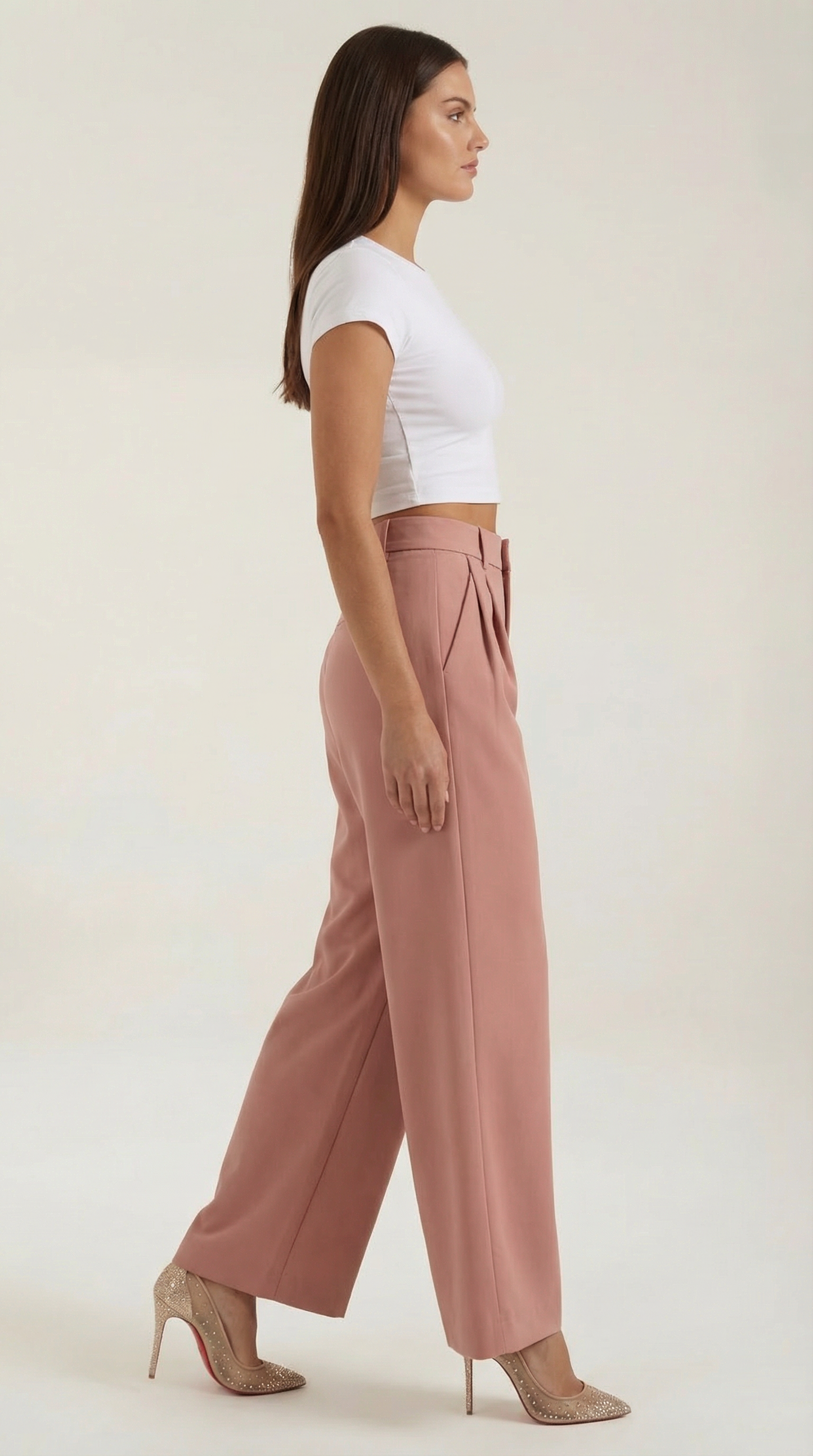 Rosa Leonor™ | Pantalón de pierna ancha Emma