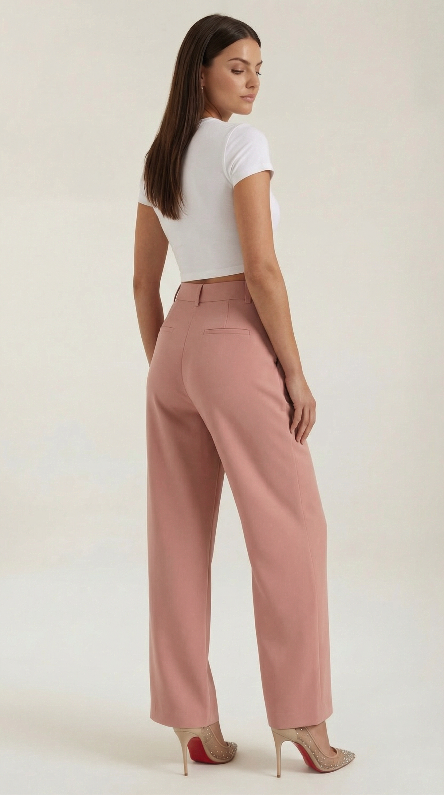 Rosa Leonor™ | Pantalón de pierna ancha Emma
