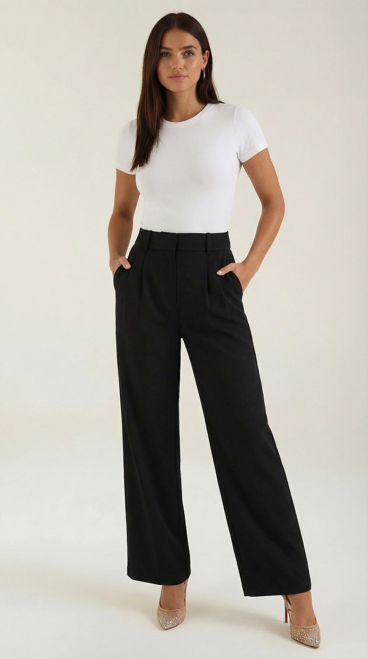 Rosa Leonor™ | Pantalón de pierna ancha Emma