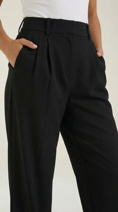 Rosa Leonor™ | Pantalón de pierna ancha Emma