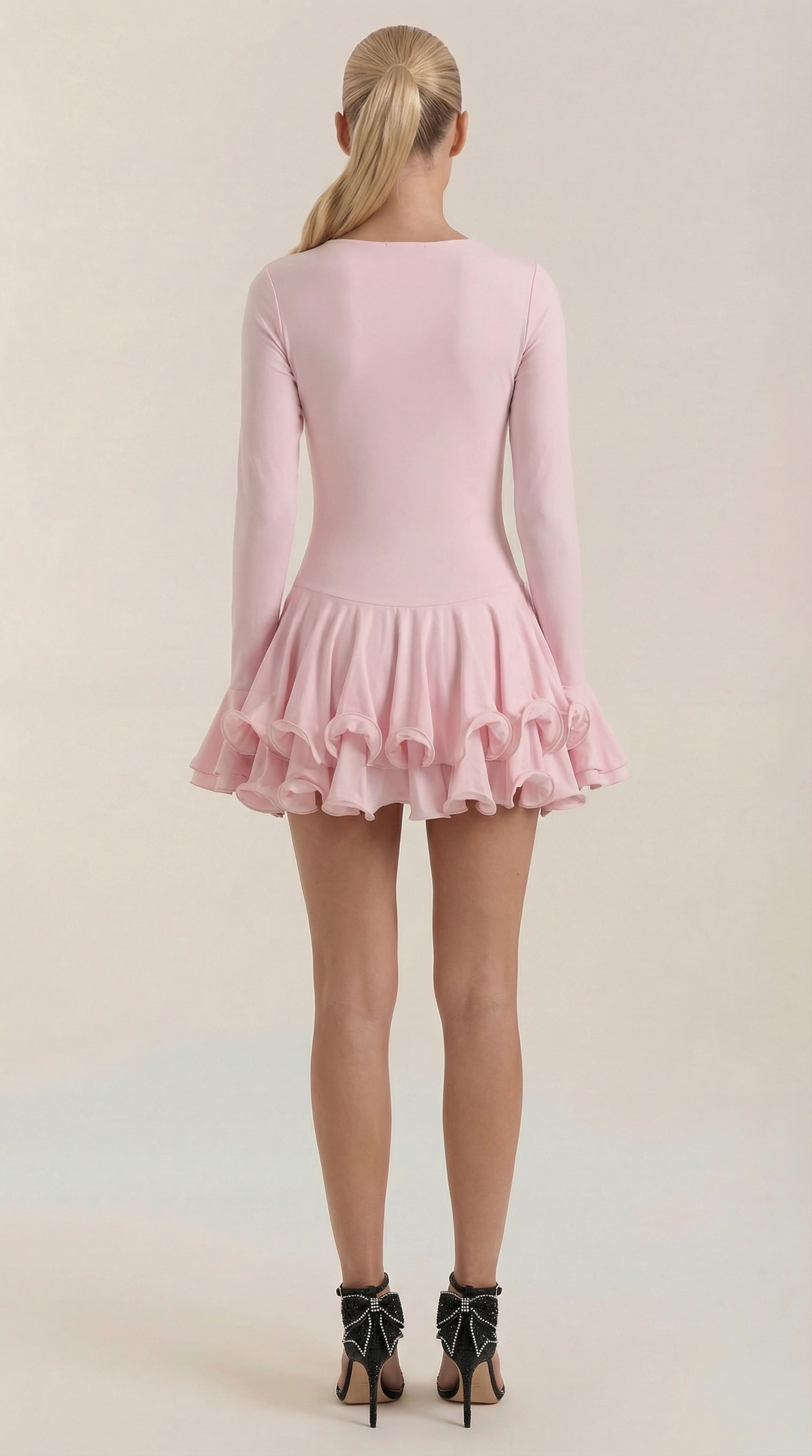 Ana Olga™ | Vestido Corto Estelle con Volantes