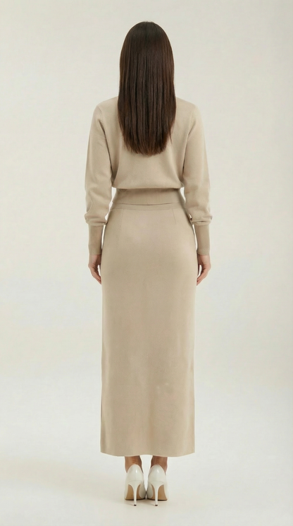 Joana Jessenia™ | Evelyn Luxe Knit Set with Buttons