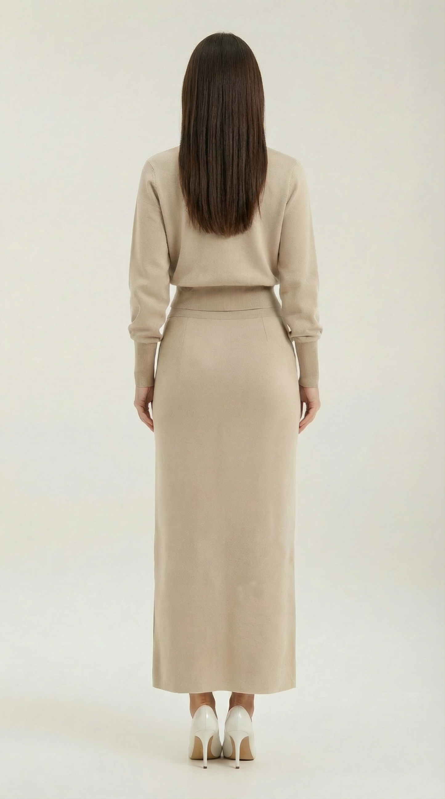 María Kenia™ | Conjunto de punto Evelyn Luxe con botones