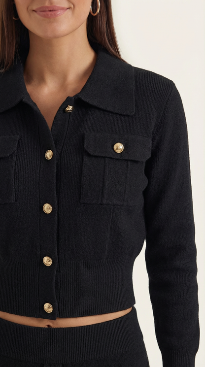 María Kenia™ | Conjunto de punto Evelyn Luxe con botones