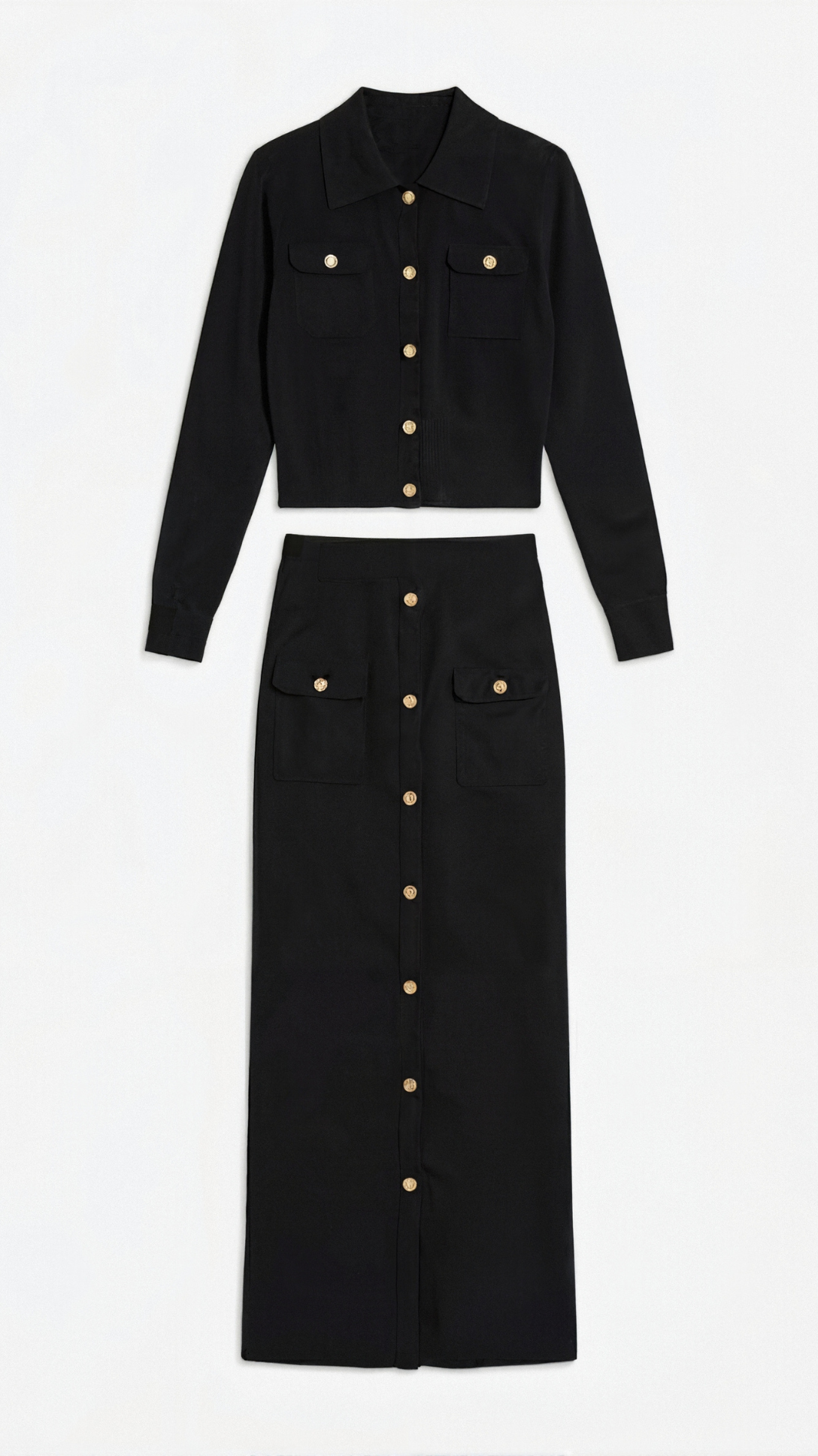 Joana Jessenia™ | Evelyn Luxe Knit Set with Buttons