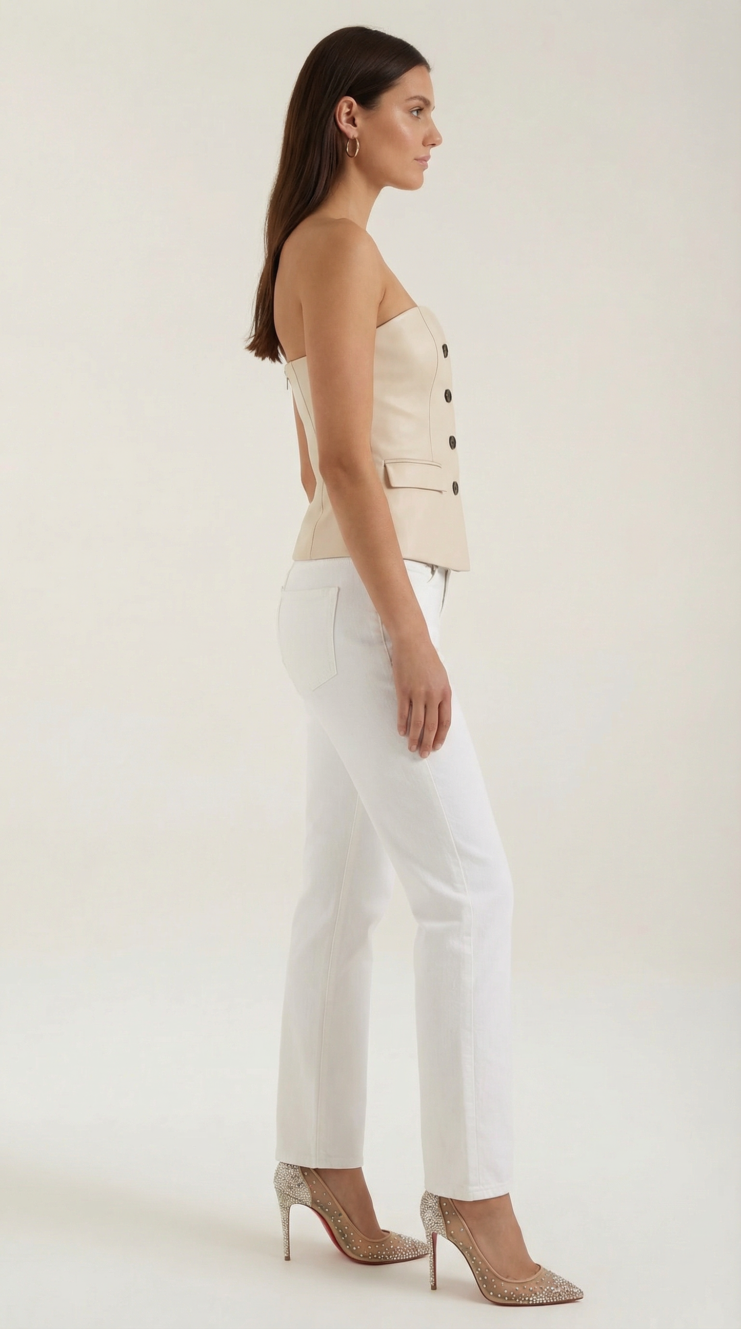 Rosa Idoia™ | Fiona Blazer Sin Mangas