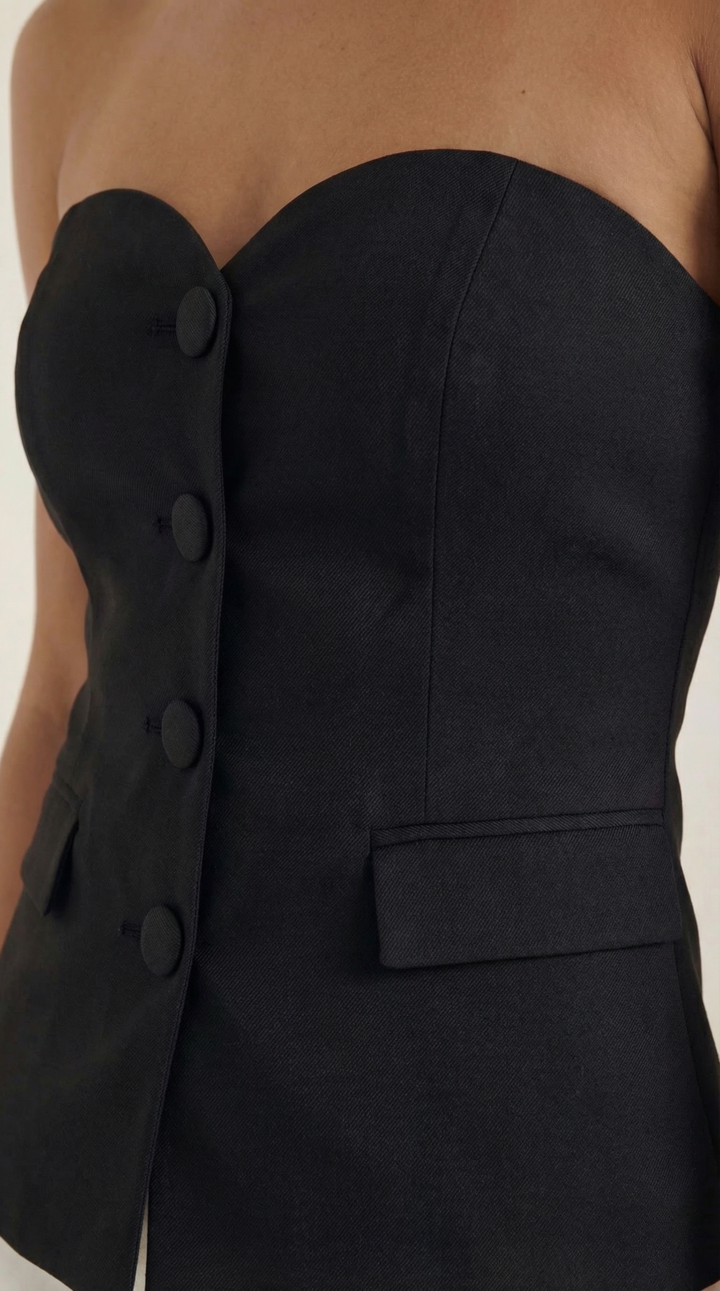 Rosa Idoia™ | Fiona Blazer Sin Mangas