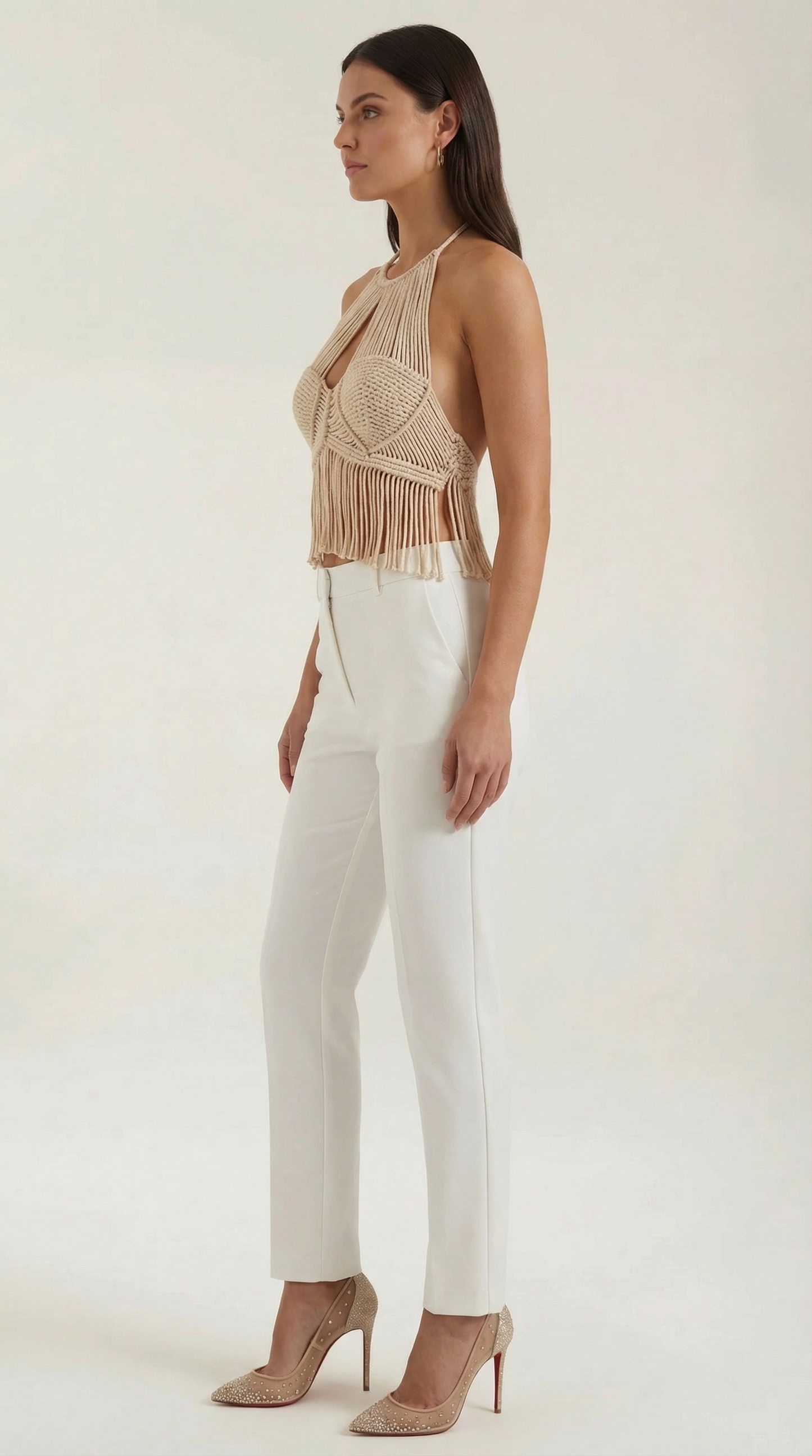 Ana Alondra™ | Francine Macramé Halter Top