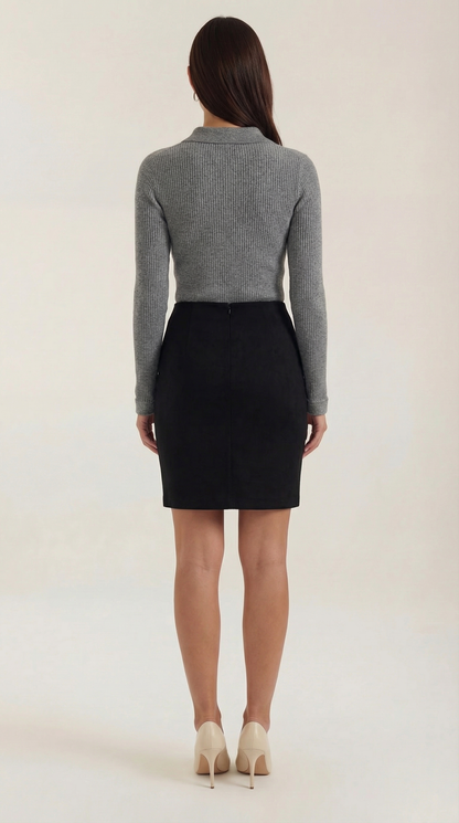 Aitana Karin™ | Jersey de lana de manga larga con cuello