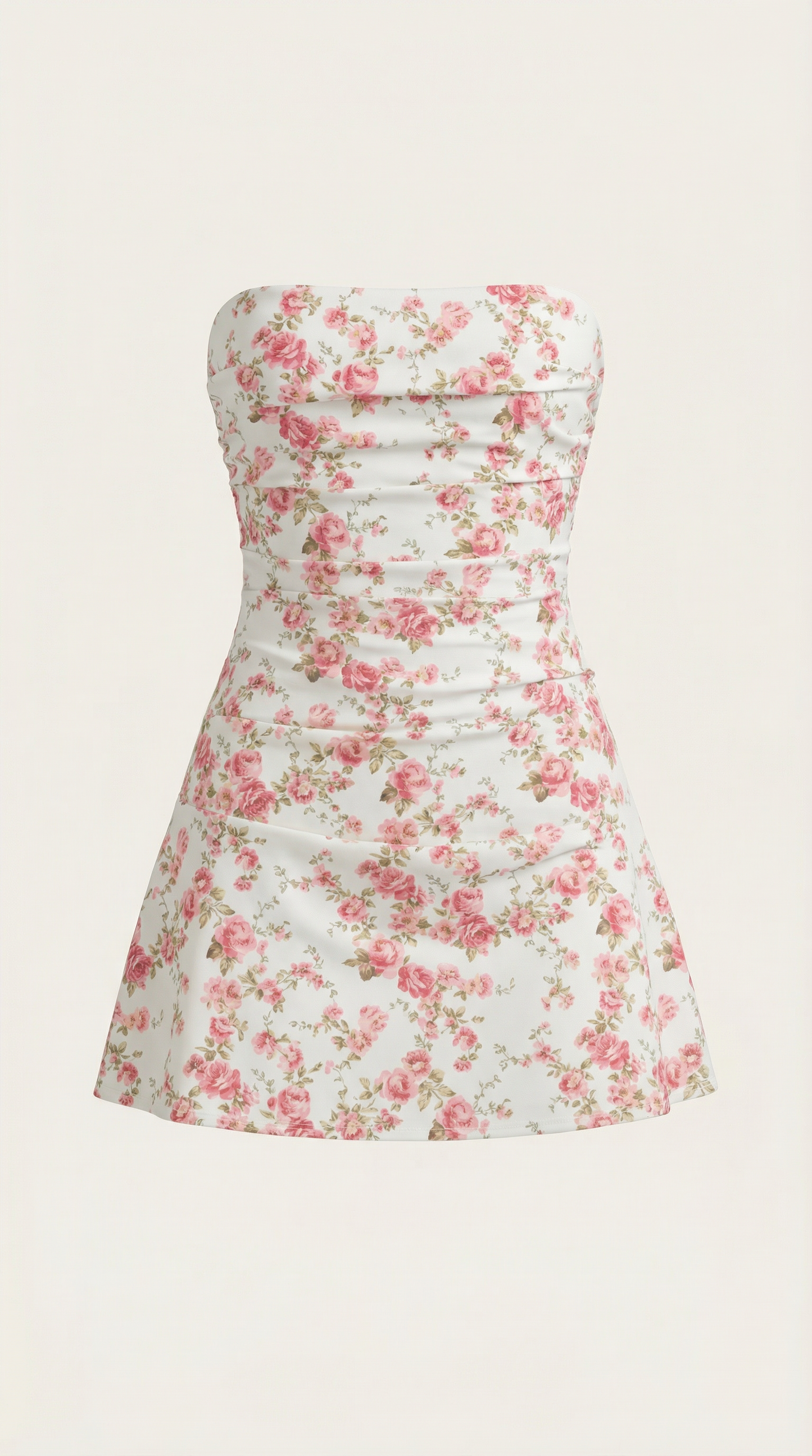 Catarina Ingrid™ | Vestido Corto Sin Tirantes