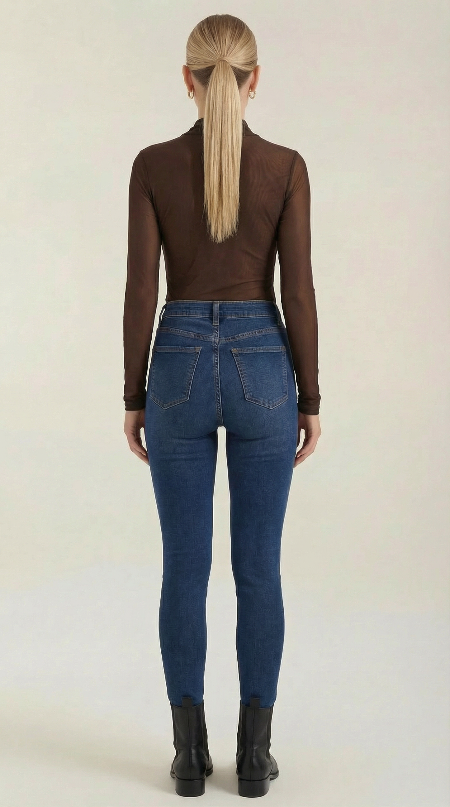 Justine Zuria™ | Transparente Mesh Top