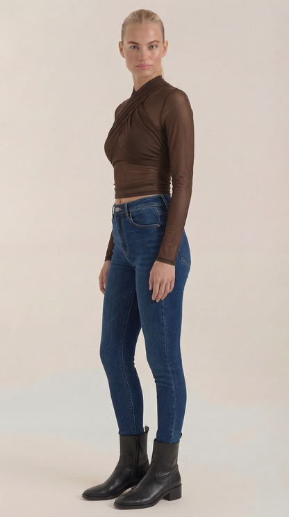 Ana Astrid™ | Georgia Transparente Mesh Top