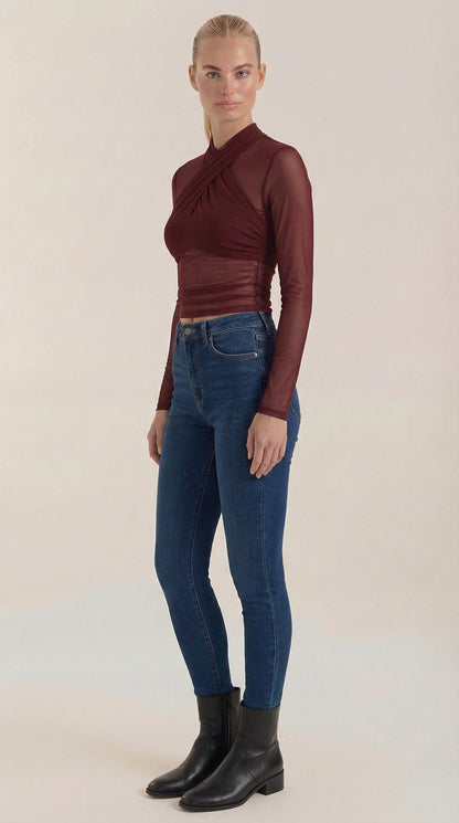 Ana Astrid™ | Georgia Transparente Mesh Top