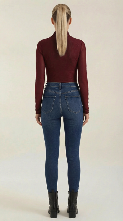 Ana Astrid™ | Georgia Transparente Mesh Top